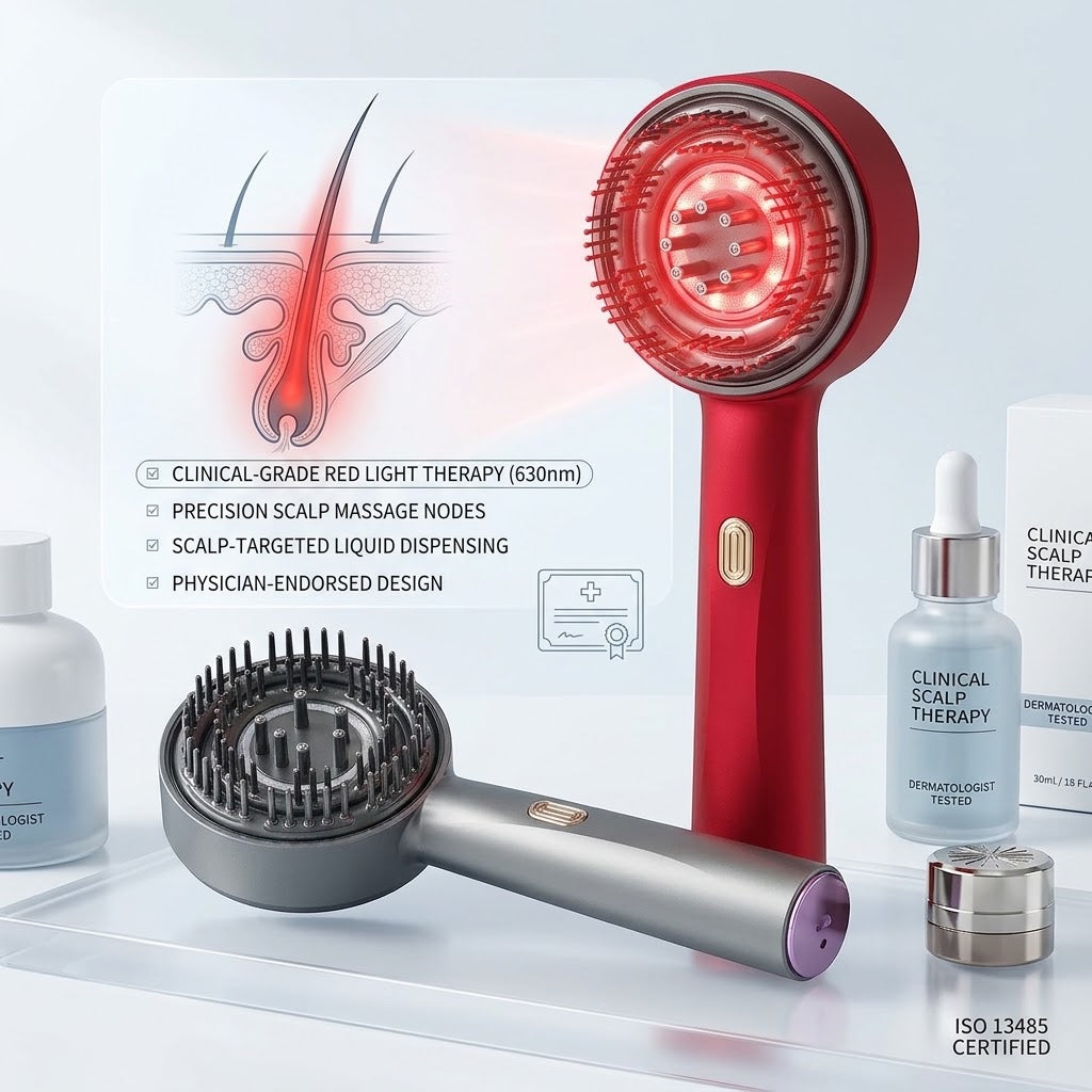 Red Light Scalp Oil Applicator Comb