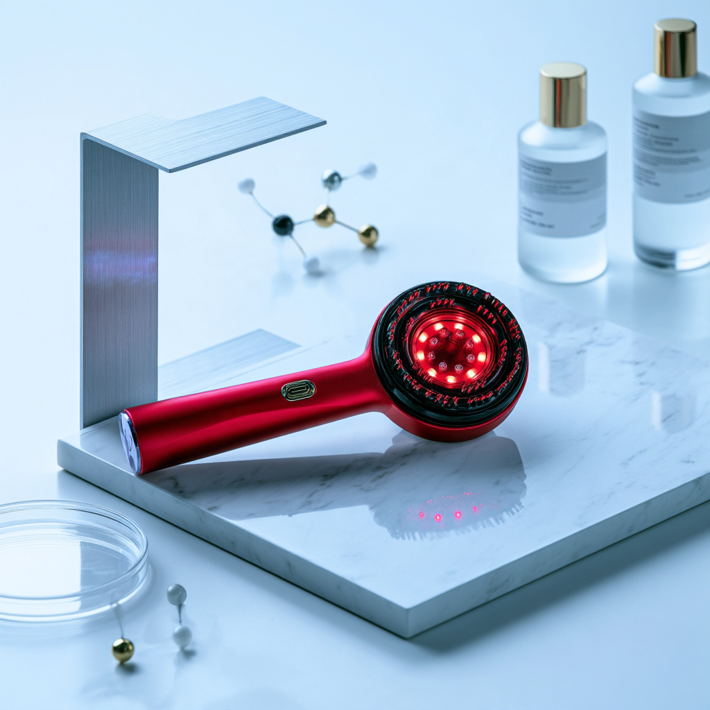 Red Light Scalp Oil Applicator Comb