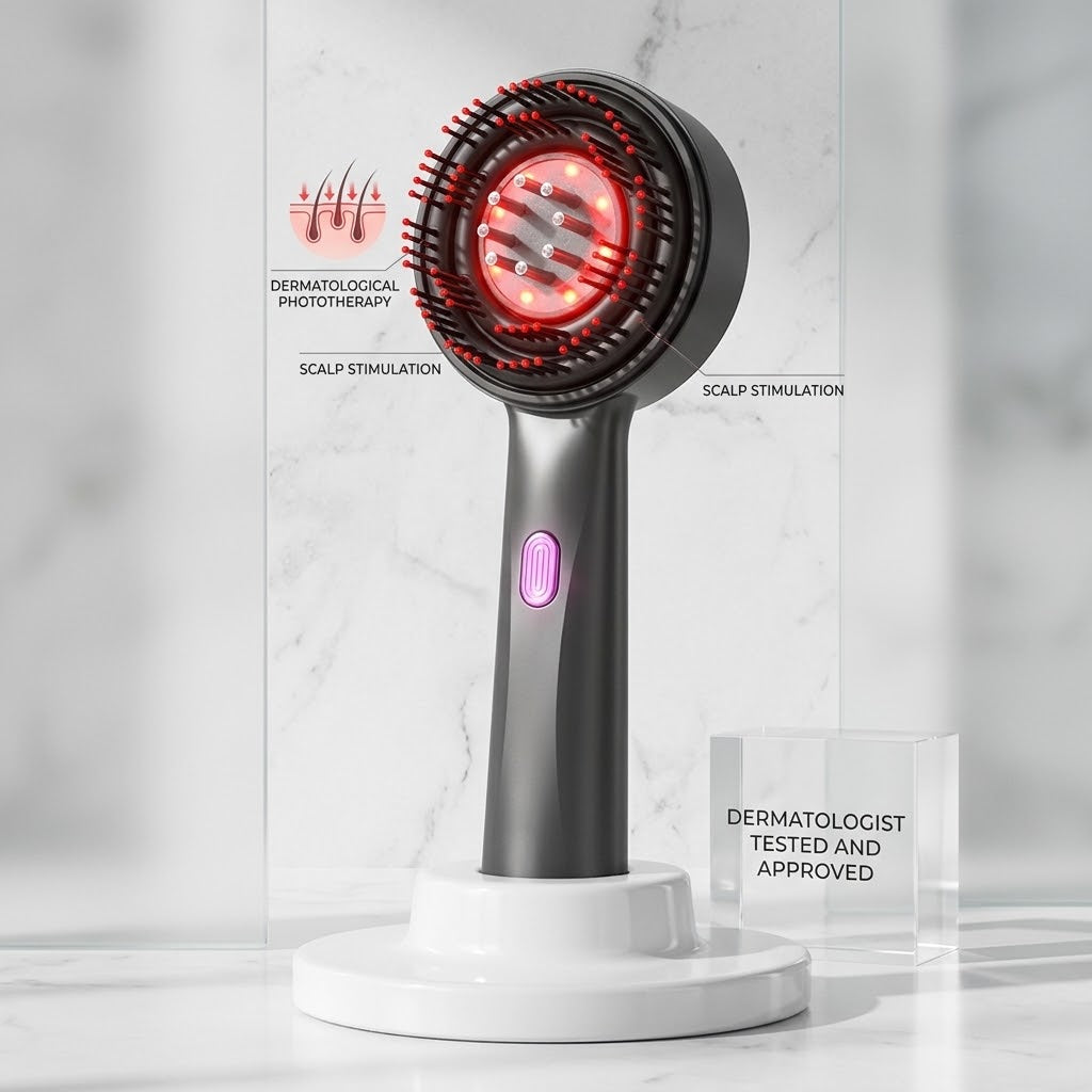Red Light Scalp Oil Applicator Comb